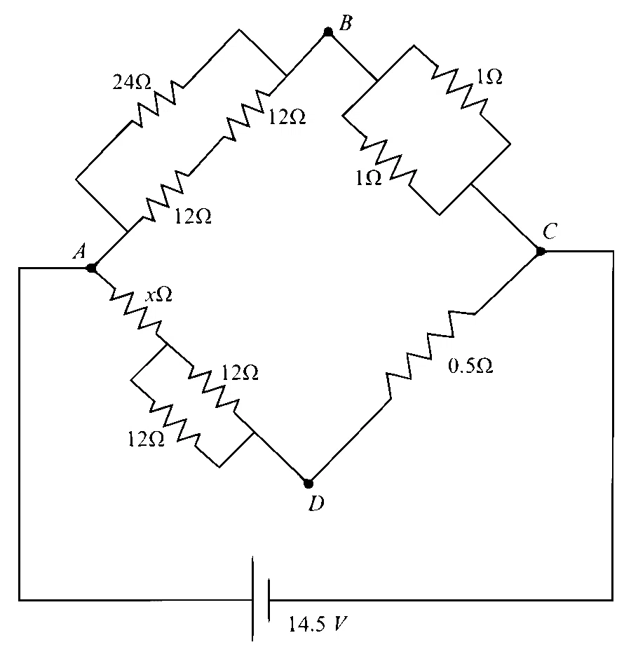JEE Main 2024 (Online) 6th April Morning Shift Physics - Current Electricity Question 48 English