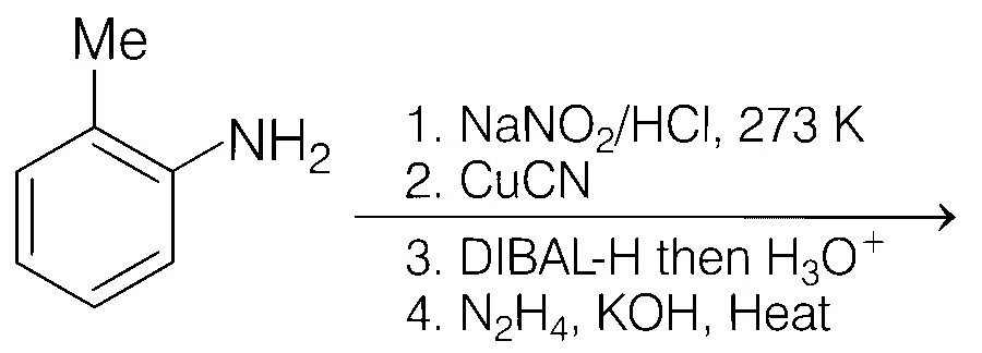 JEE Advanced 2021 Paper 2 Online Chemistry - Compounds Containing Nitrogen Question 31 English Option 1