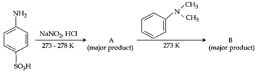 JEE Main 2021 (Online) 20th July Evening Shift Chemistry - Compounds Containing Nitrogen Question 163 English