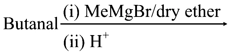 COMEDK 2025 Afternoon Shift Chemistry - Alcohol, Phenols and Ethers Question 12 English 2