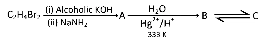 TS EAMCET 2023 (Online) 12th May Evening Shift Chemistry - Aldehyde and Ketone Question 38 English