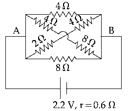 JEE Main 2021 (Online) 26th August Morning Shift Physics - Current Electricity Question 209 English