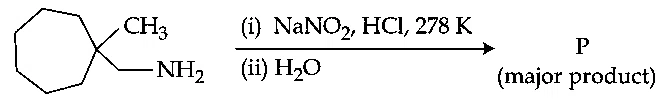 JEE Main 2021 (Online) 25th July Evening Shift Chemistry - Compounds Containing Nitrogen Question 157 English