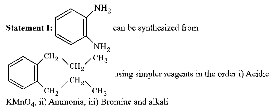 JEE Main 2026 (Online) 23rd January Evening Shift Chemistry - Compounds Containing Nitrogen Question 16 English 1