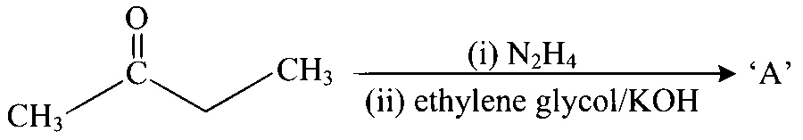 JEE Main 2024 (Online) 5th April Morning Shift Chemistry - Aldehydes, Ketones and Carboxylic Acids Question 67 English