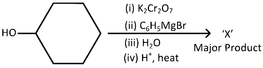 JEE Main 2022 (Online) 29th June Evening Shift Chemistry - Alcohols, Phenols and Ethers Question 100 English