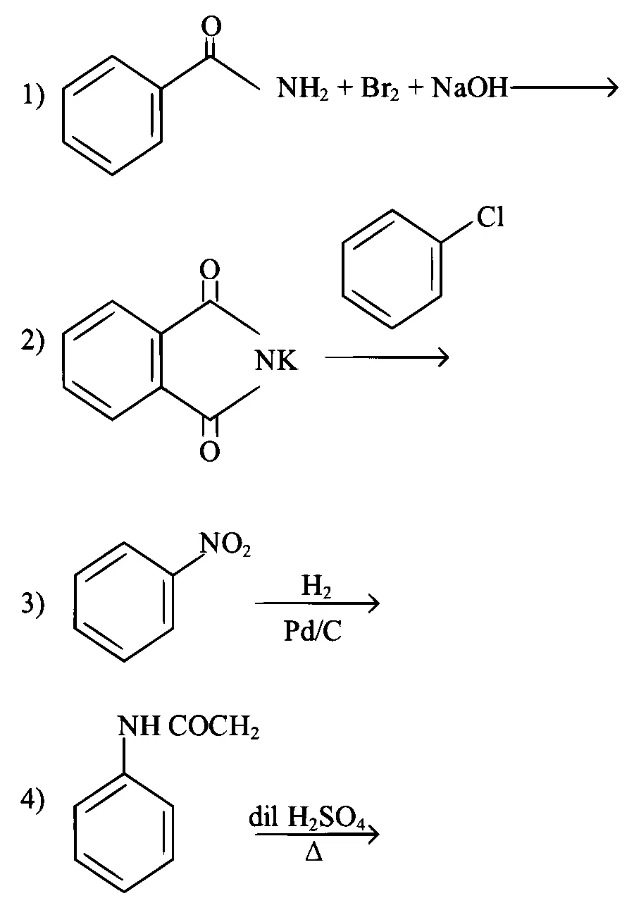 JEE Main 2023 (Online) 31st January Morning Shift Chemistry - Compounds Containing Nitrogen Question 105 English