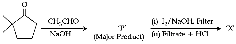 JEE Main 2021 (Online) 25th July Morning Shift Chemistry - Aldehydes, Ketones and Carboxylic Acids Question 166 English