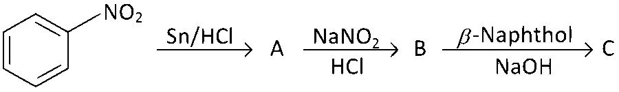 JEE Main 2022 (Online) 26th June Evening Shift Chemistry - Compounds Containing Nitrogen Question 128 English