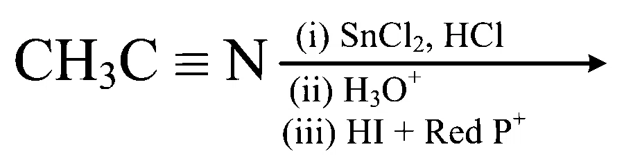 TS EAMCET 2022 (Online) 18th July Morning Shift Chemistry - Compounds Containing Nitrogen Question 12 English