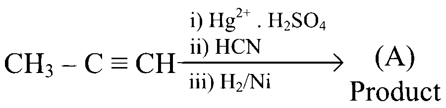 JEE Main 2025 (Online) 24th January Morning Shift Chemistry - Hydrocarbons Question 27 English