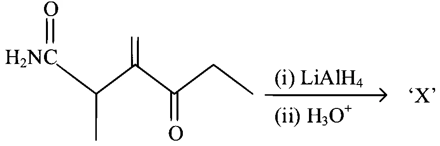 JEE Main 2023 (Online) 10th April Evening Shift Chemistry - Compounds Containing Nitrogen Question 83 English