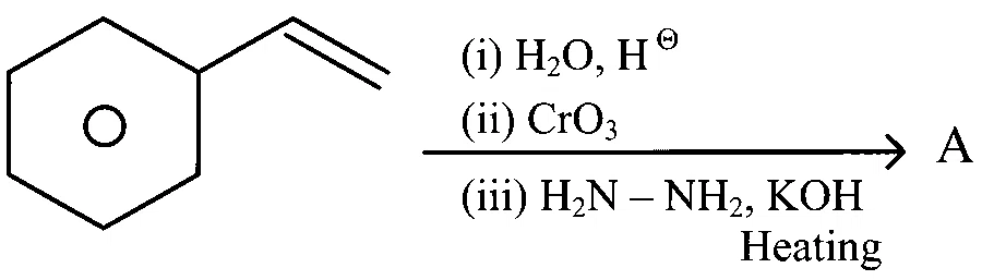 JEE Main 2024 (Online) 29th January Morning Shift Chemistry - Hydrocarbons Question 52 English