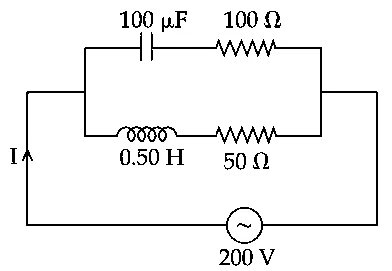 JEE Main 2021 (Online) 26th August Evening Shift Physics - Alternating Current Question 111 English