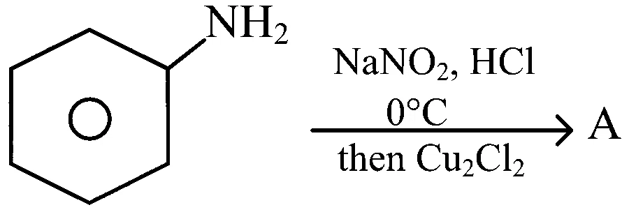 JEE Main 2024 (Online) 29th January Evening Shift Chemistry - Compounds Containing Nitrogen Question 66 English