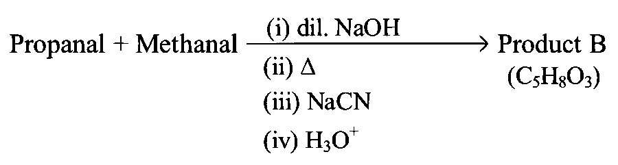 JEE Main 2023 (Online) 31st January Morning Shift Chemistry - Aldehydes, Ketones and Carboxylic Acids Question 116 English