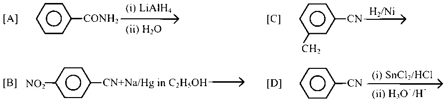 COMEDK 2024 Evening Shift Chemistry - Compounds Containing Nitrogen Question 17 English