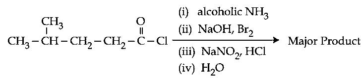 JEE Main 2021 (Online) 27th August Morning Shift Chemistry - Compounds Containing Nitrogen Question 145 English