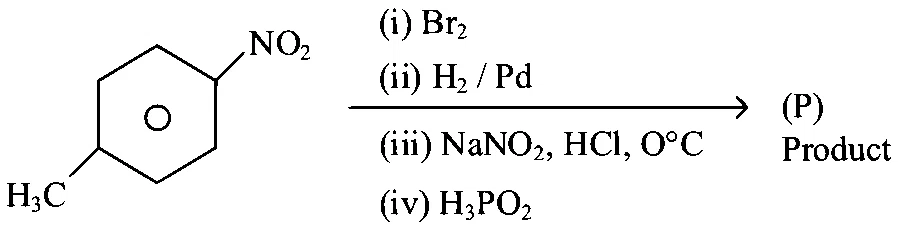 JEE Main 2023 (Online) 8th April Evening Shift Chemistry - Compounds Containing Nitrogen Question 81 English