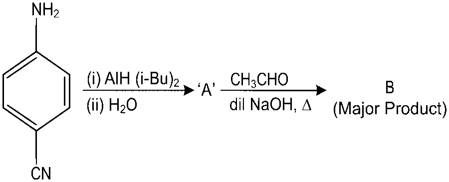 JEE Main 2022 (Online) 29th July Morning Shift Chemistry - Compounds Containing Nitrogen Question 112 Bengali